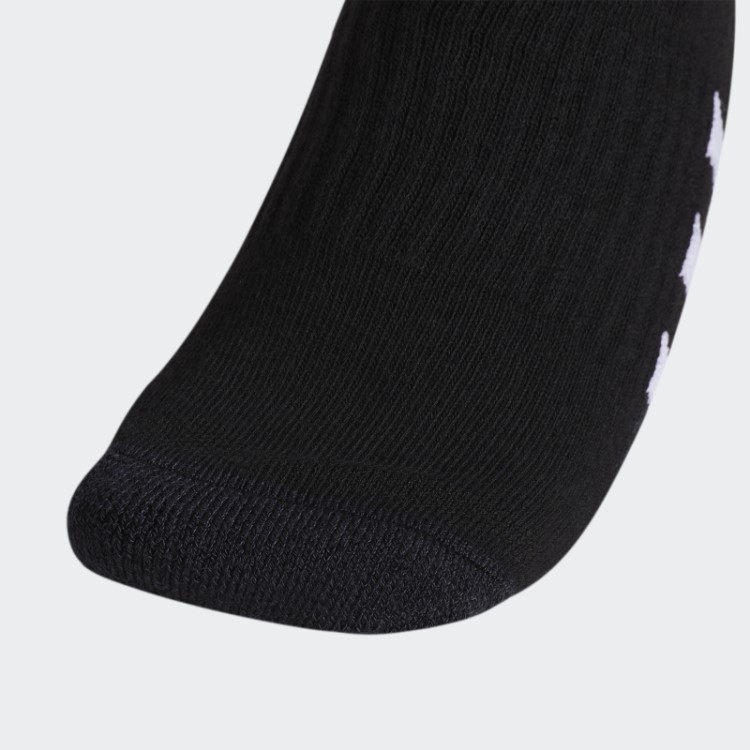 Meias Acolchoadas Adidas 3 Pares Cinza