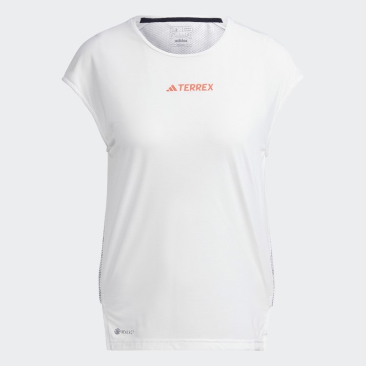 Top De Corrida Branco Terrex Agravic Pro Trail Adidas
