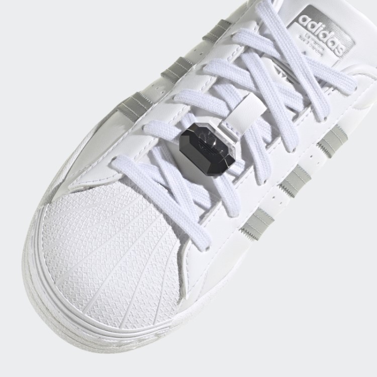 Sapatos Adidas Superstar Prata