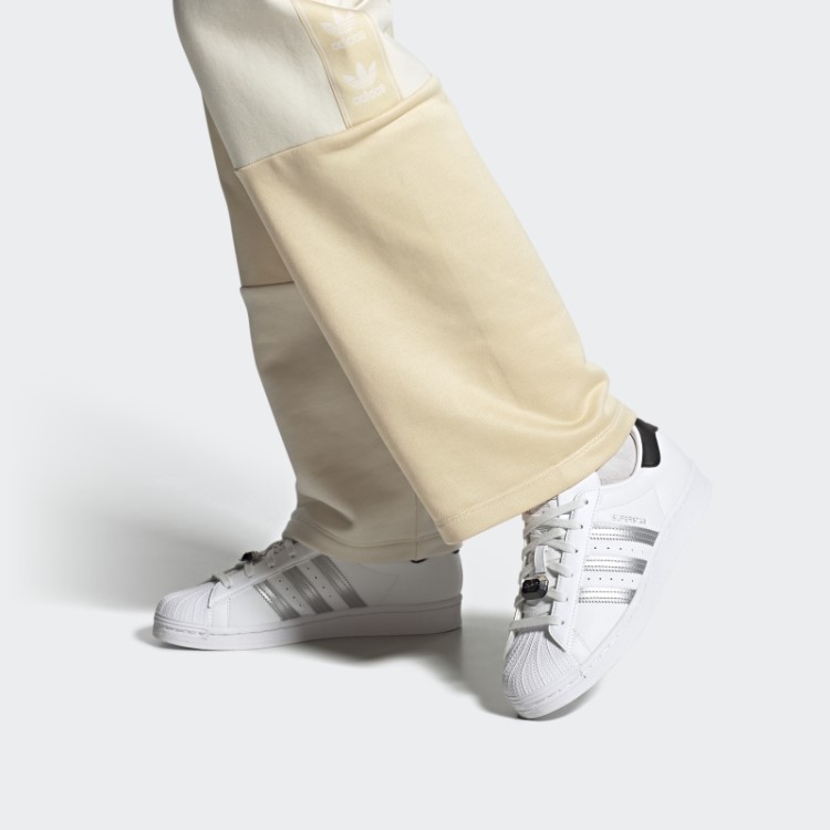 Sapatos Adidas Superstar Prata