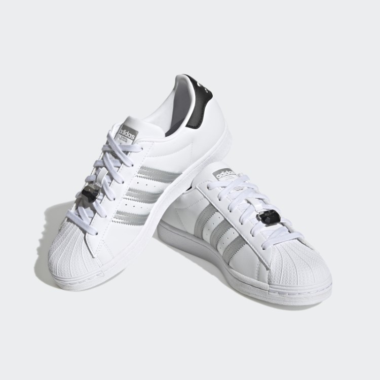 Sapatos Adidas Superstar Prata