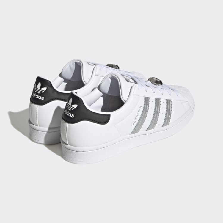 Sapatos Adidas Superstar Prata
