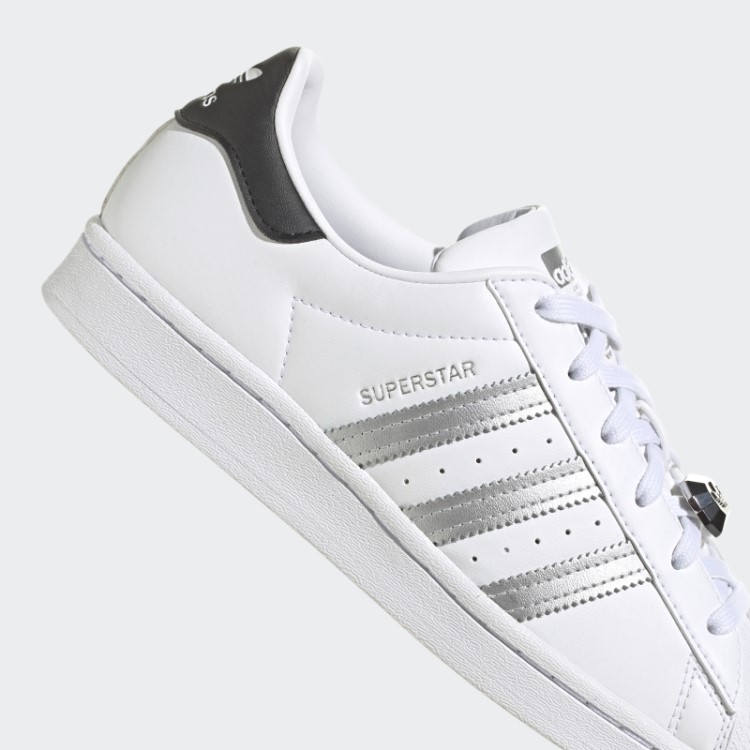 Sapatos Adidas Superstar Prata
