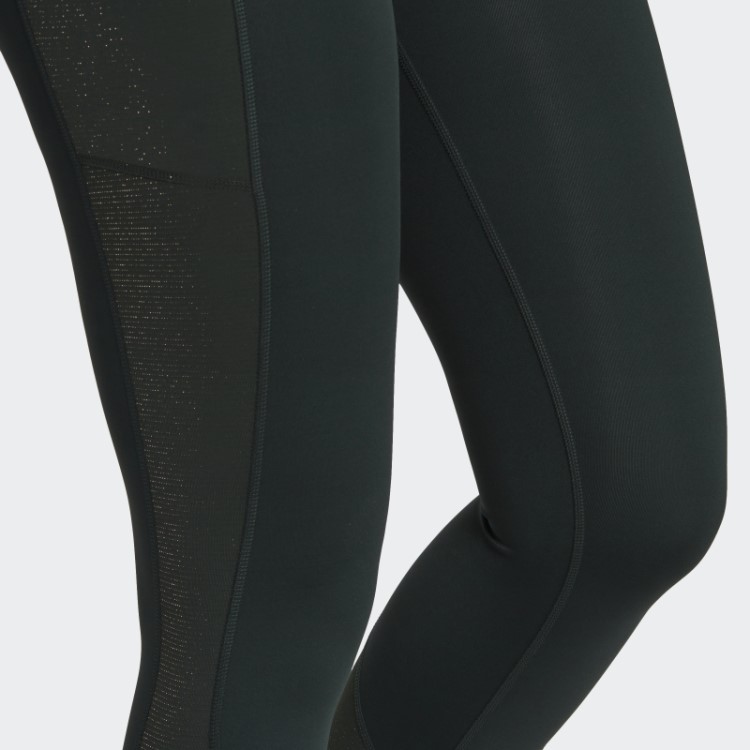 Legging Verde Optime De Treino Brilhante De Comprimento Total Adidas