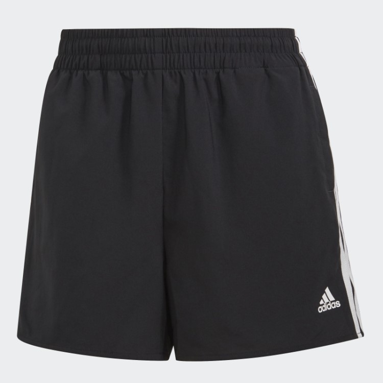 Short Esportivo Adidas Preto Primeblue Designed 2 Move Com As Três Listras
