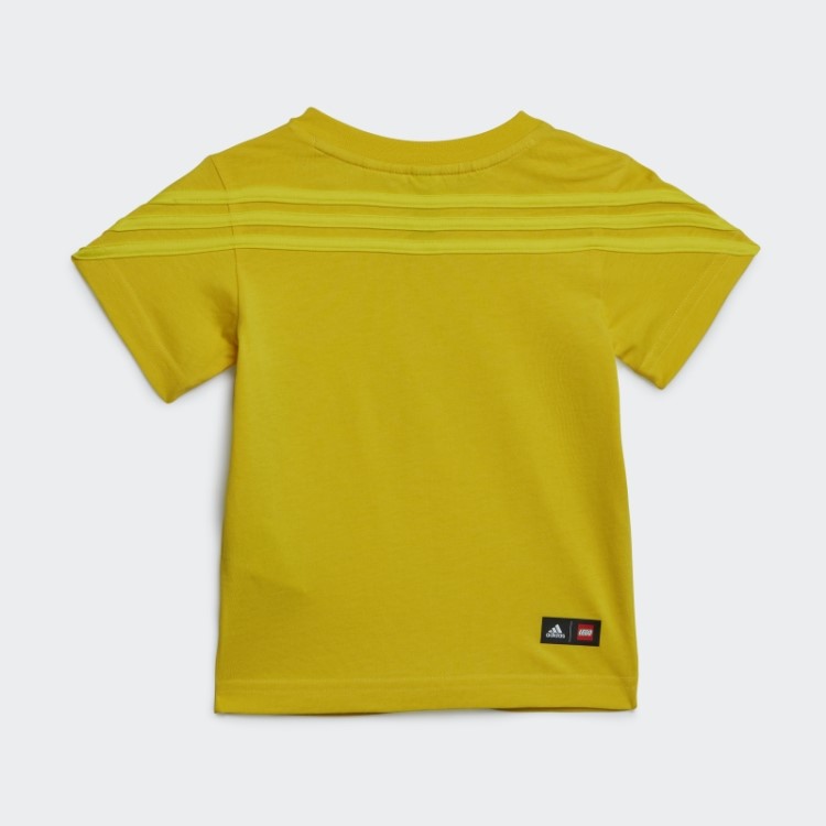 Conjunto De Camiseta E Calça Adidas X Classic Lego Fashion Amarelo