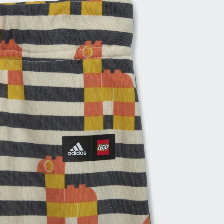 Conjunto De Camiseta E Calça Adidas X Classic Lego Fashion Amarelo