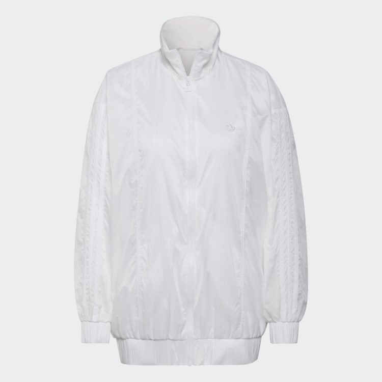 Adidas Adicolor Oversize Jaqueta Ripstop Branca