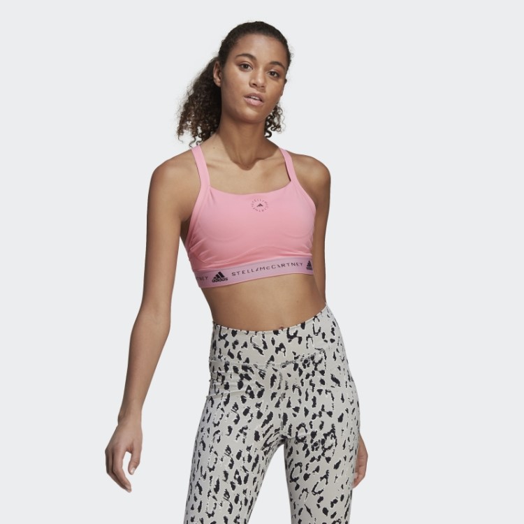 Adidas By Stella Mccartney Truepurpose Sutiã De Suporte Médio Moda Rosa