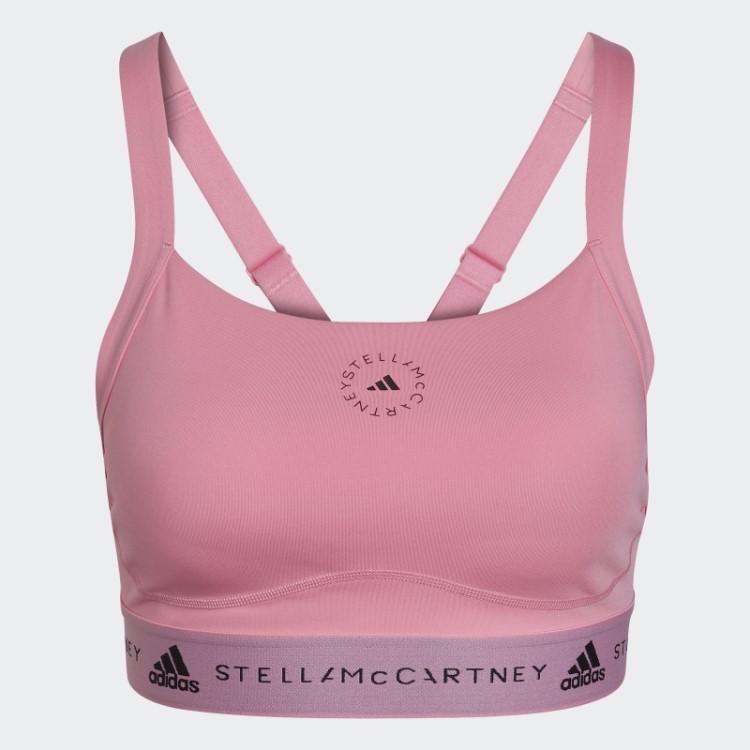 Adidas By Stella Mccartney Truepurpose Sutiã De Suporte Médio Moda Rosa