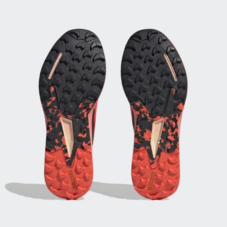 Tênis De Corrida De Trilha Laranja Adidas Terrex Agravic Flow 2.0