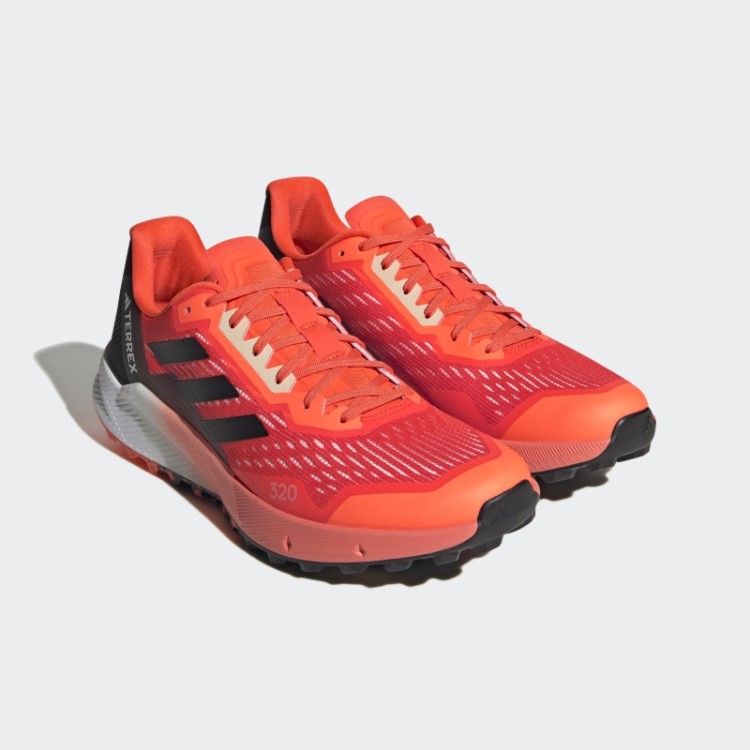 Tênis De Corrida De Trilha Laranja Adidas Terrex Agravic Flow 2.0