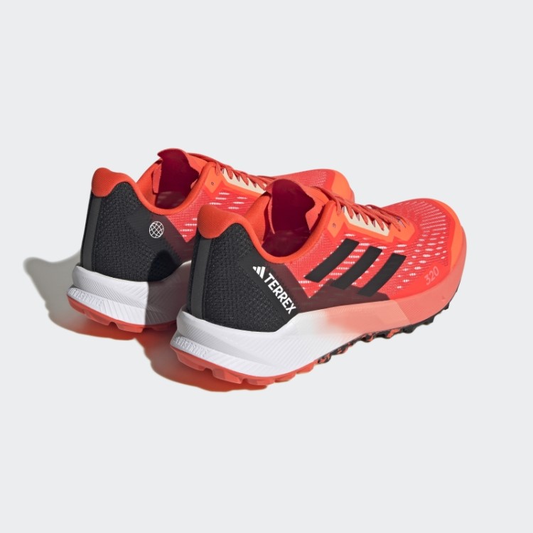 Tênis De Corrida De Trilha Laranja Adidas Terrex Agravic Flow 2.0