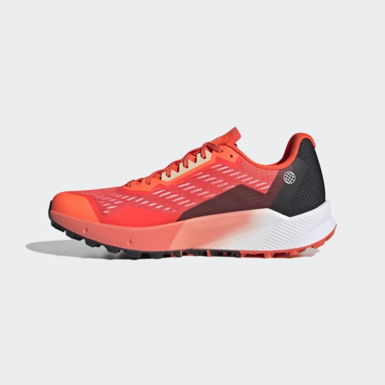 Tênis De Corrida De Trilha Laranja Adidas Terrex Agravic Flow 2.0