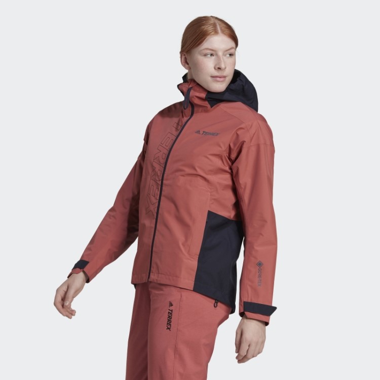 Jaqueta De Chuva Vermelha Adidas Terrex Gore-tex Paclite