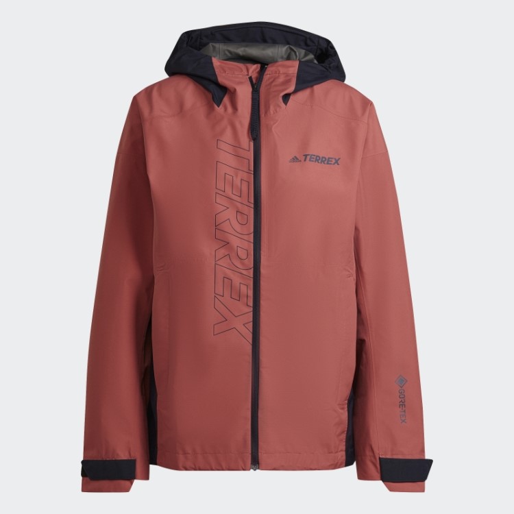 Jaqueta De Chuva Vermelha Adidas Terrex Gore-tex Paclite