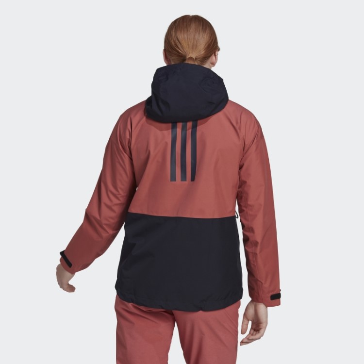 Jaqueta De Chuva Vermelha Terrex Gore-tex Paclite Adidas