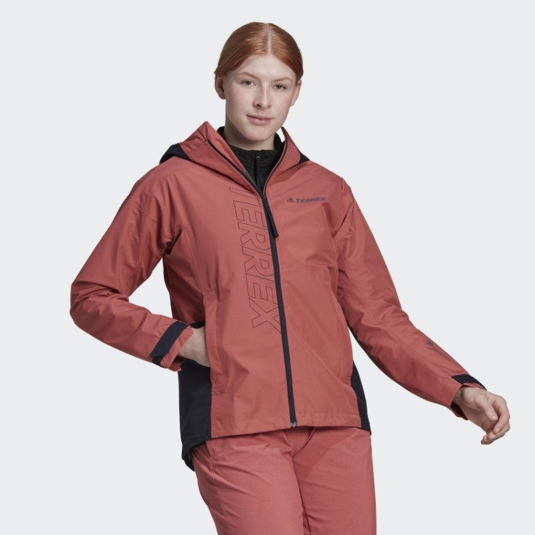 Jaqueta De Chuva Vermelha Terrex Gore-tex Paclite Adidas