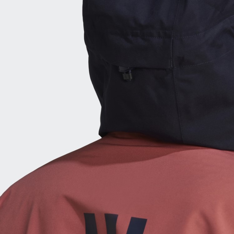 Jaqueta De Chuva Vermelha Terrex Gore-tex Paclite Adidas