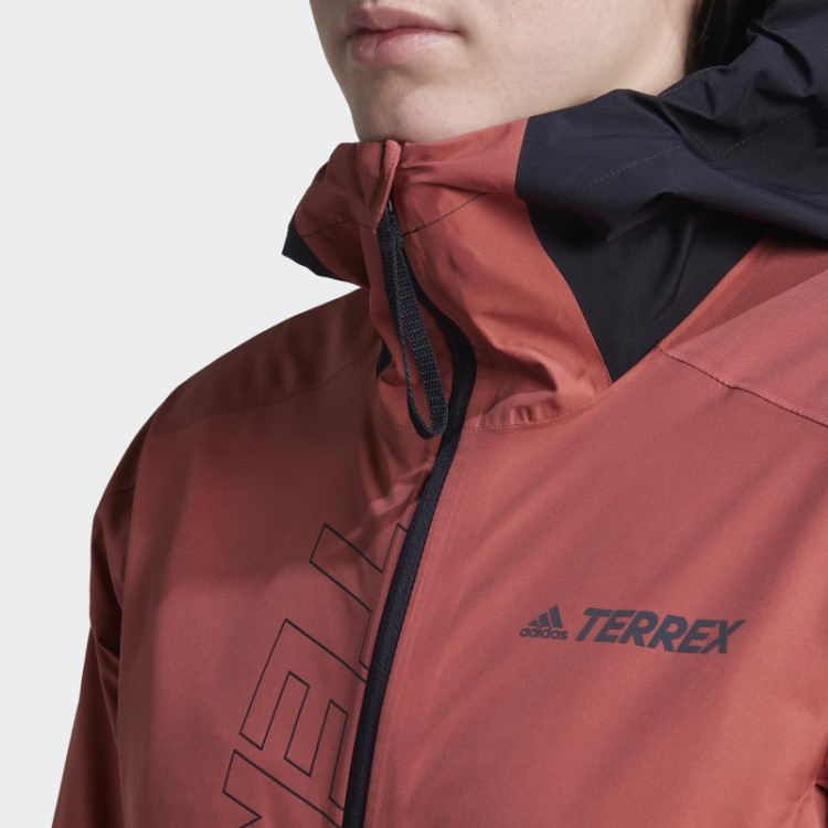 Jaqueta De Chuva Vermelha Terrex Gore-tex Paclite Adidas