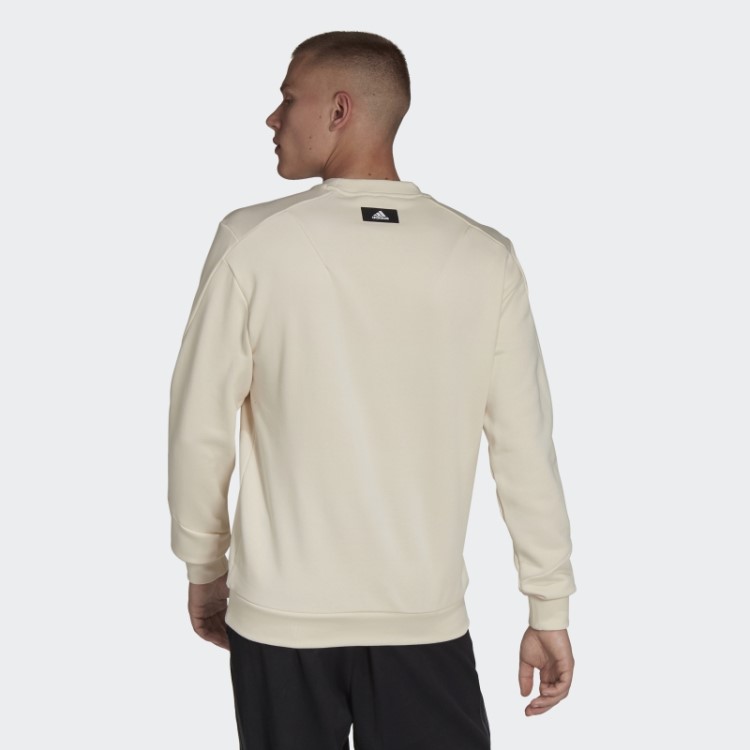 Moletom Da Tripulação Dos ícones Do Futuro Adidas Branco