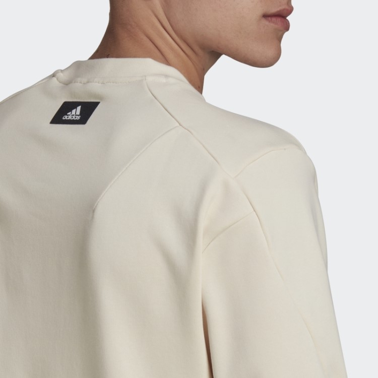 Moletom Da Tripulação Dos ícones Do Futuro Adidas Branco