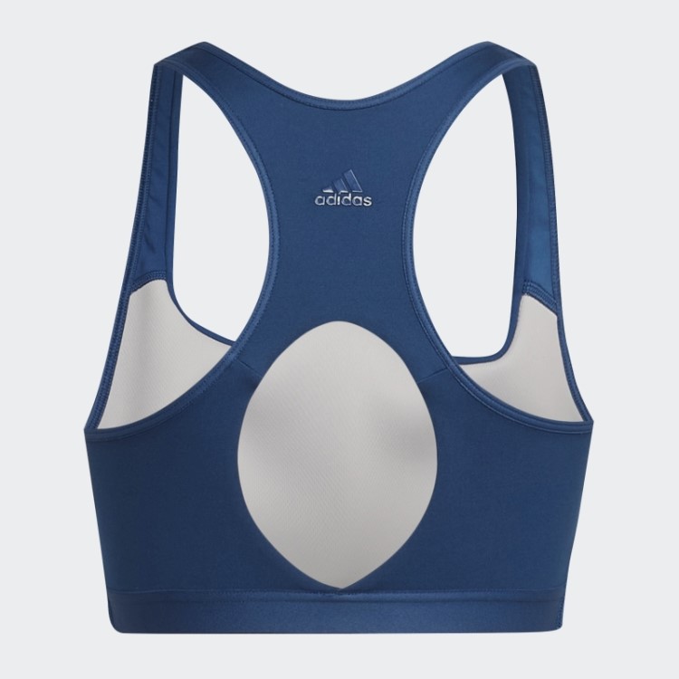 Marinho Adidas Coreflow Studio Sutiã De Vento De Ioga De Suporte Médio