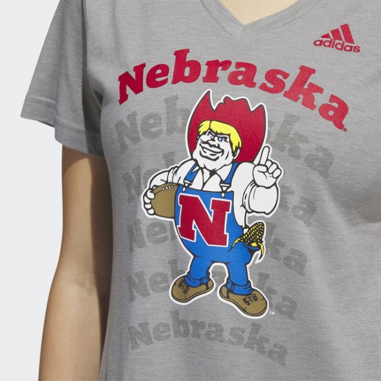 Camiseta Adidas Core Heather Cornhuskers