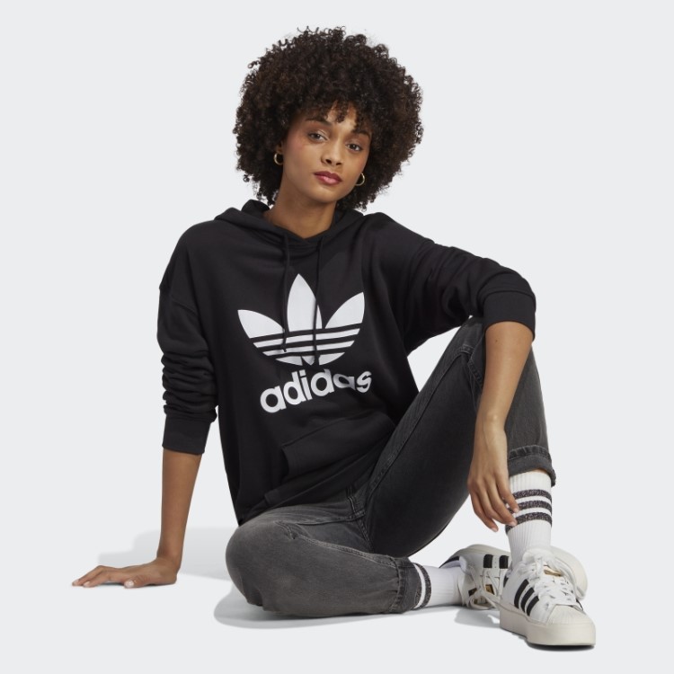 Adidas Adicolor Trefoil Moletom Preto