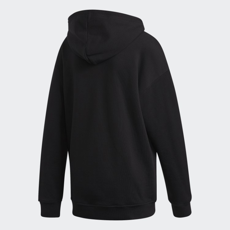 Moletom Preto Adidas Adicolor Trefoil Quente