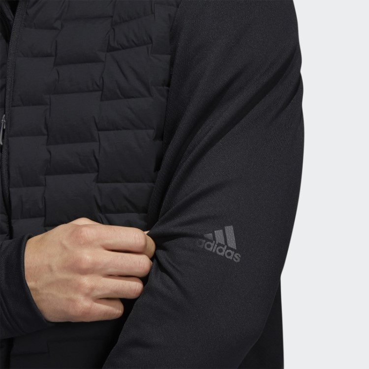 Jaqueta Adidas Preta Acolchoada Com Conteúdo Reciclado E Zíper Completo