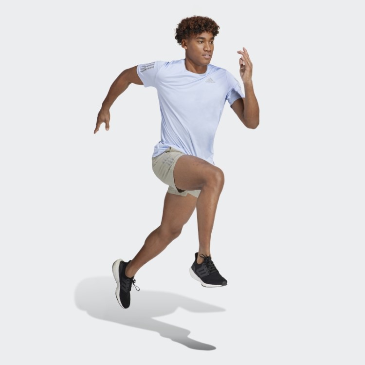 Bermuda Bermuda The Run Heather Adidas Silver Pebble Mel