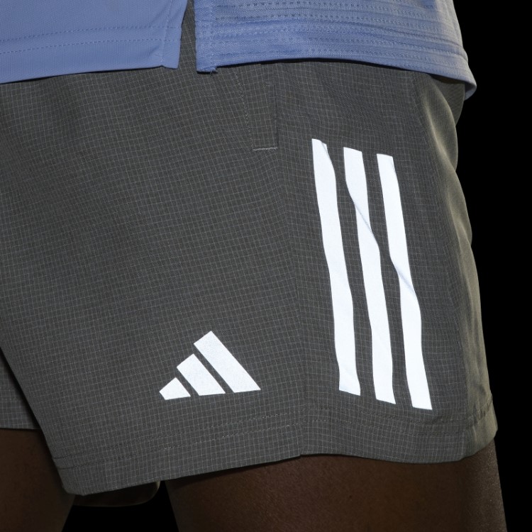 Bermuda Bermuda The Run Heather Adidas Silver Pebble Mel