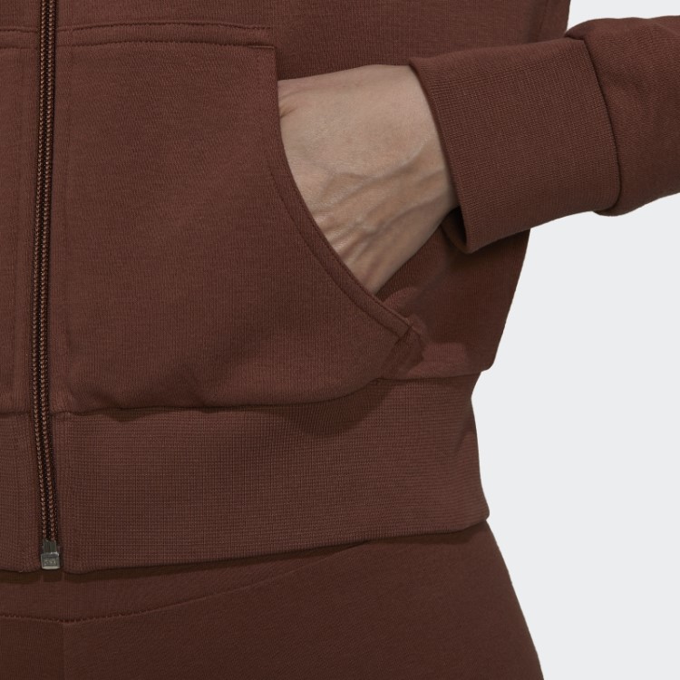 Top Cropped Adidas 2000 Luxe Marrom Terra