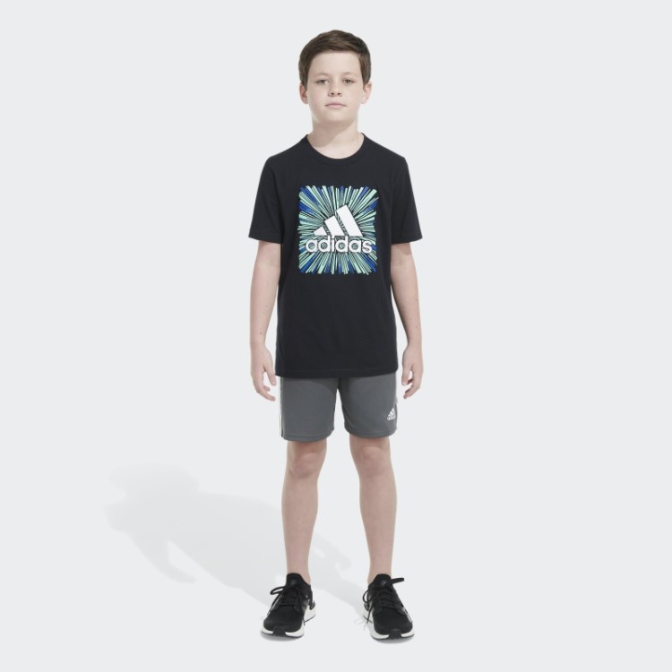 Camiseta Esportiva Ss Optimist Adidas Preta