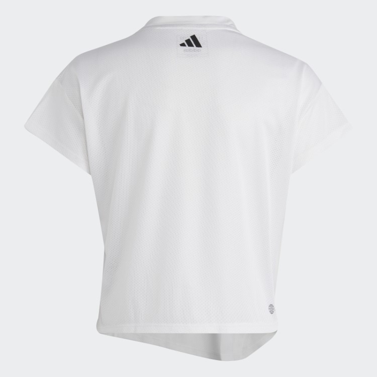 Camiseta Hiit 3 Listras Quickburn Branca Adidas