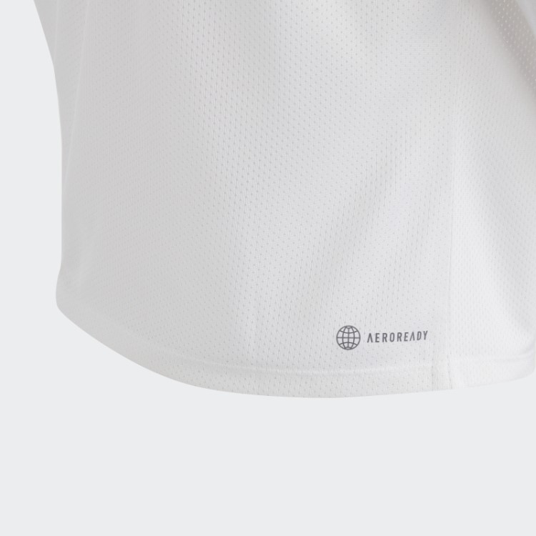 Camiseta Hiit 3 Listras Quickburn Branca Adidas