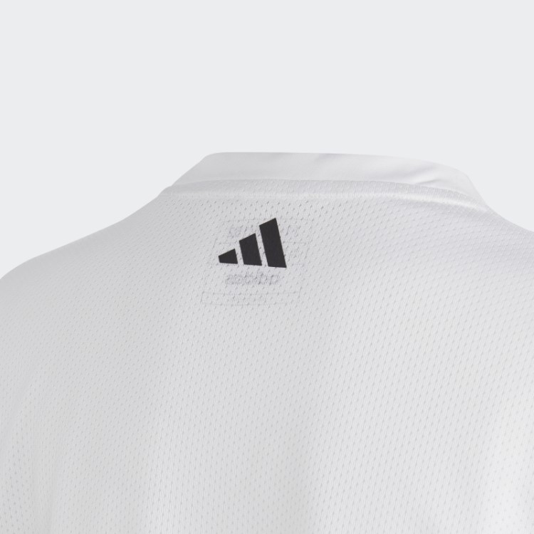 Camiseta Hiit 3 Listras Quickburn Branca Adidas