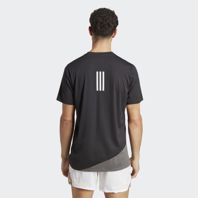 Camiseta De Corrida Preta Adidas Made To Be Remade