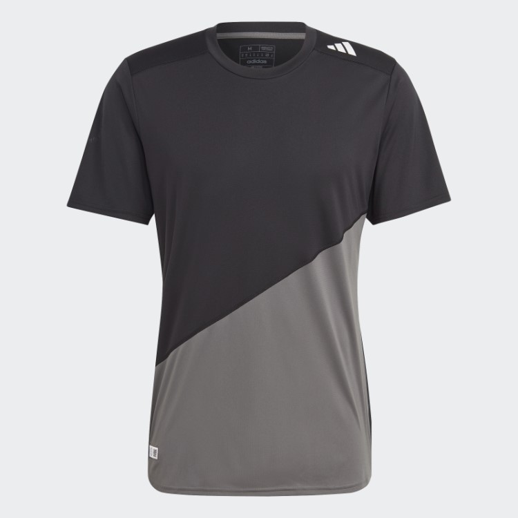 Camiseta De Corrida Preta Adidas Made To Be Remade