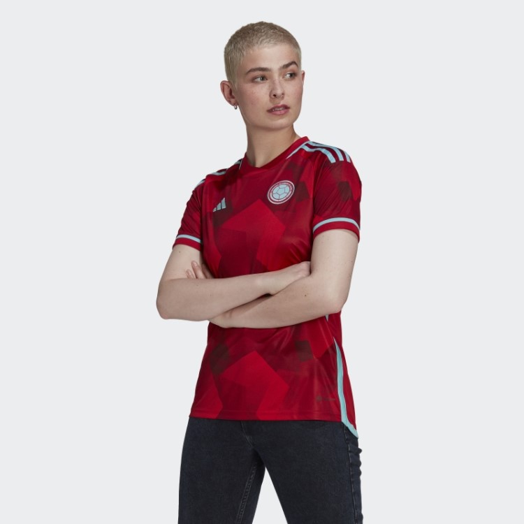 Camisa Vermelha Colombia 22 Da Adidas