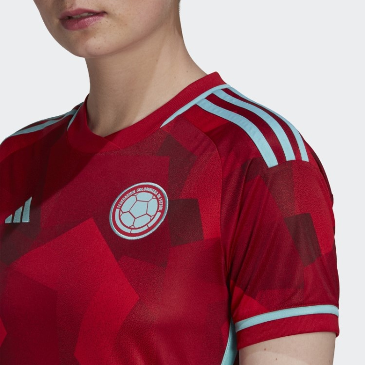 Camisa Vermelha Colombia 22 Da Adidas