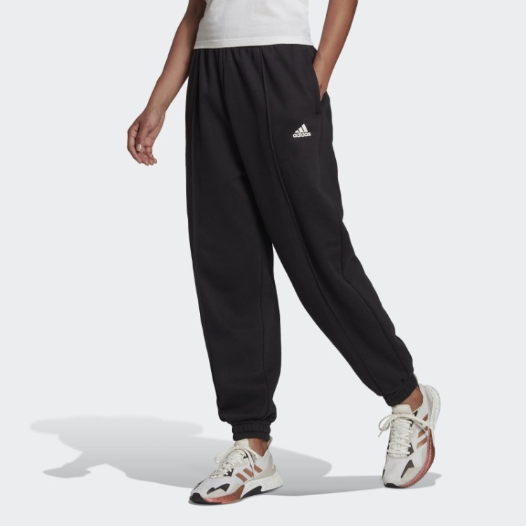 Calças De Lã De Estúdio Essenciais Adidas Pretas