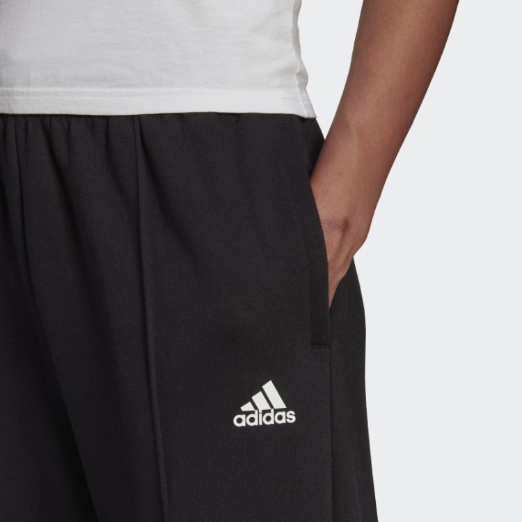 Calças De Lã De Estúdio Essenciais Adidas Pretas