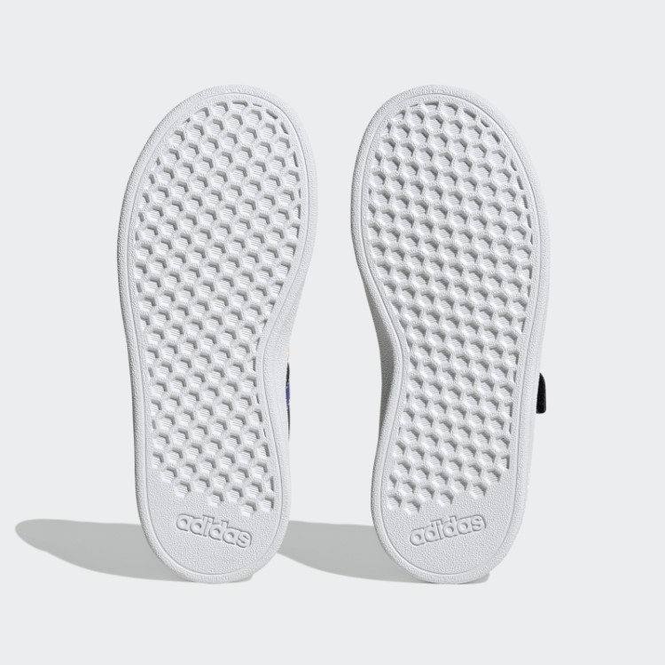 Sapatos De Renda Elástica E Tira Superior Da Quadra Grande Adidas Preto