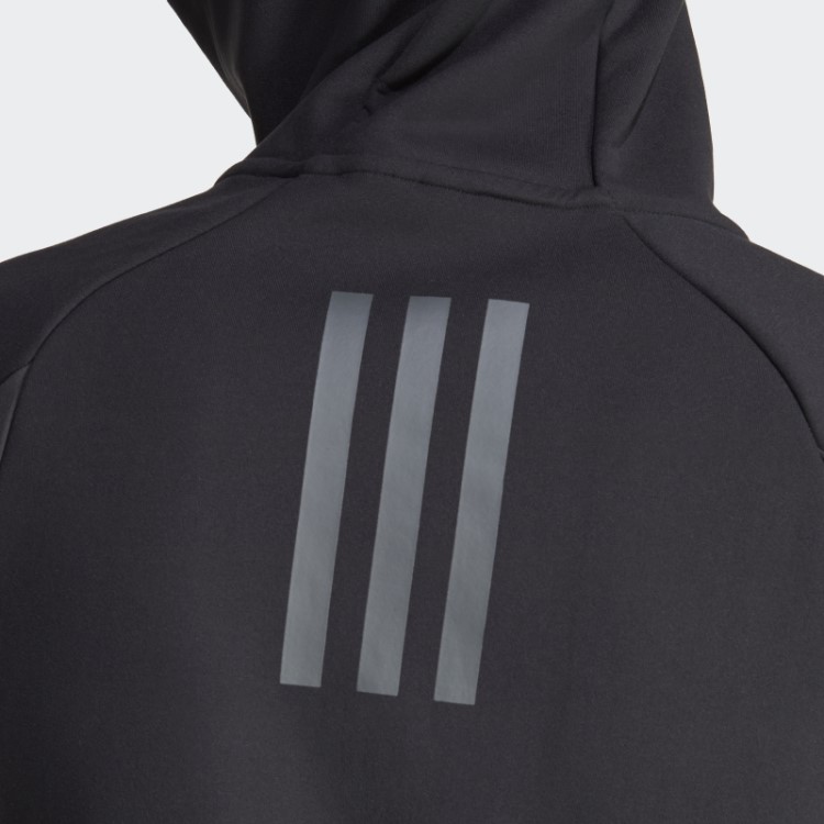 Top Preto Adidas Design 4 Gameday Premium Com Zíper Completo