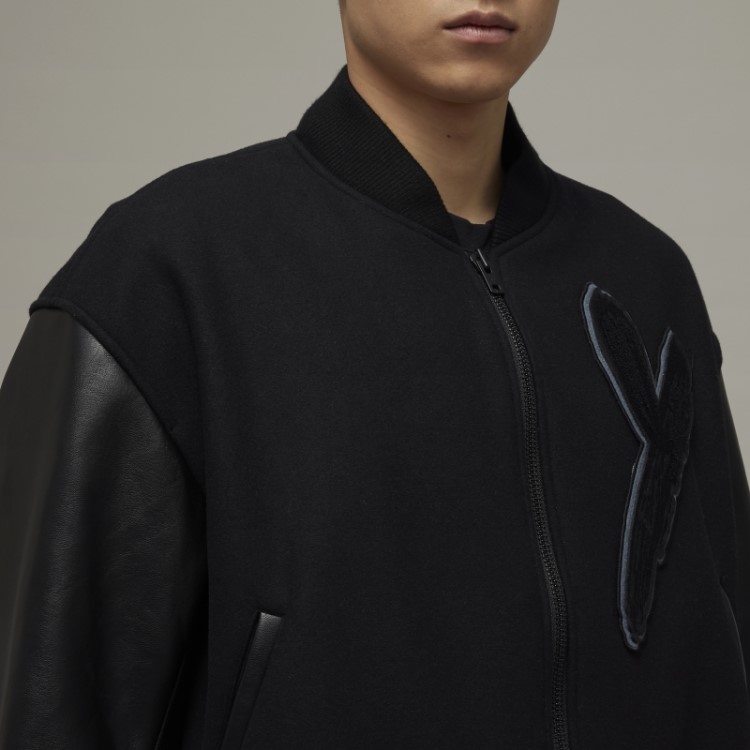 Elegante Jaqueta Letterman Y-3 Adidas