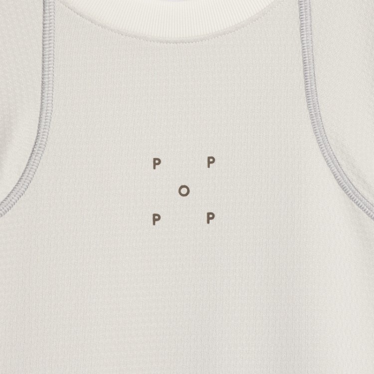 Elegante Camiseta De Manga Curta Cinza Adidas Pop Tech