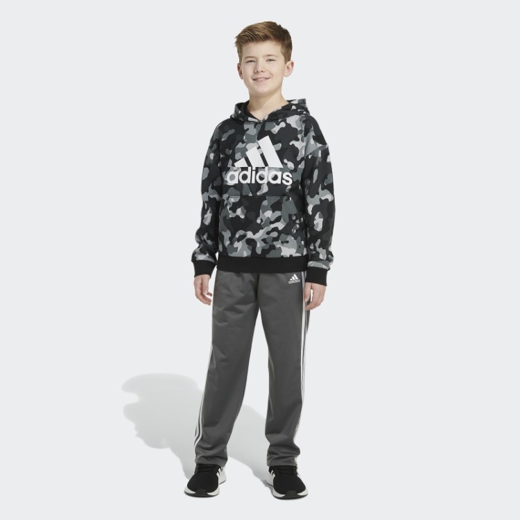 Adidas Moletom Com Capuz Preto Com Estampa Camuflada
