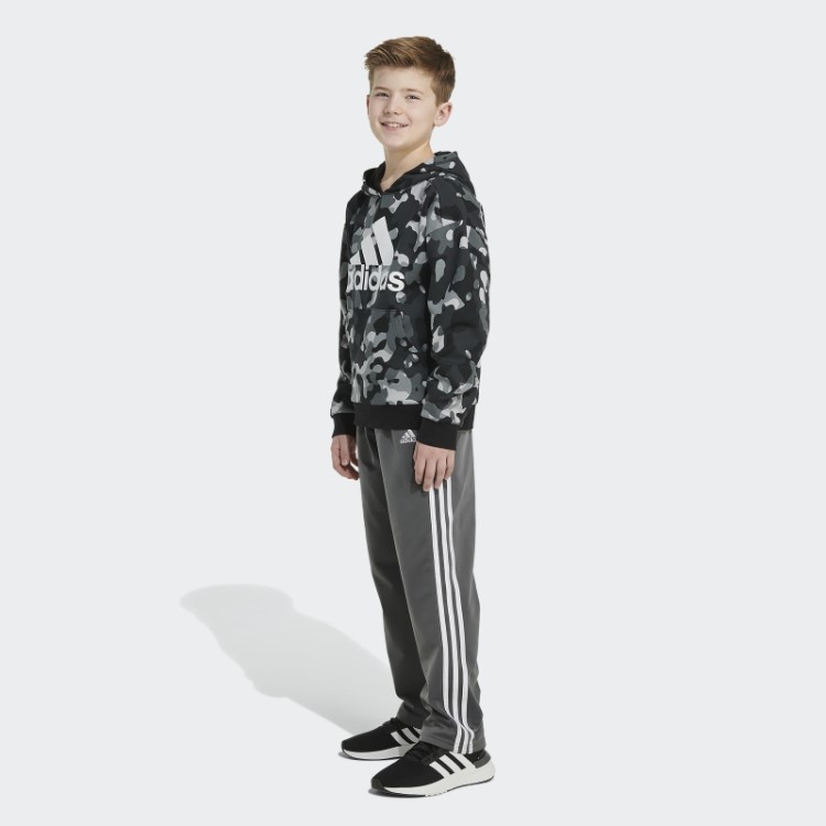 Adidas Moletom Com Capuz Preto Com Estampa Camuflada